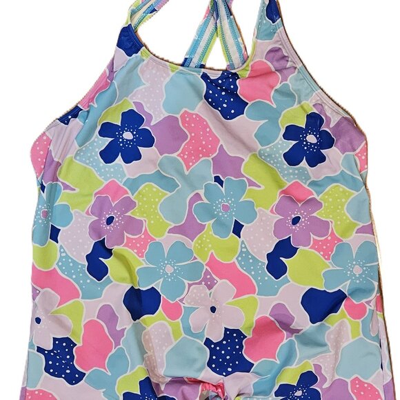 Land's End Girls Two-piece swim suit size 14/16 bottoms and 16+ top - Picture 3 of 6